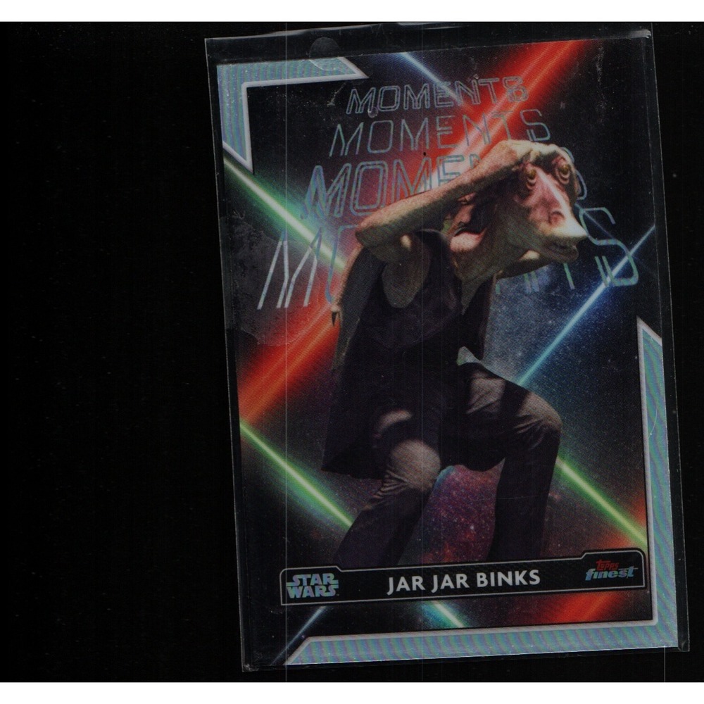 2023 Topps Finest Star Wars Finest Moments Jar Jar Binks FM-20 Refractor